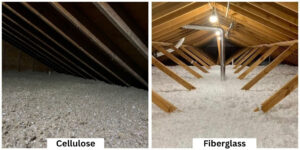 Fiberglass Insulation & Cellulose Insulation